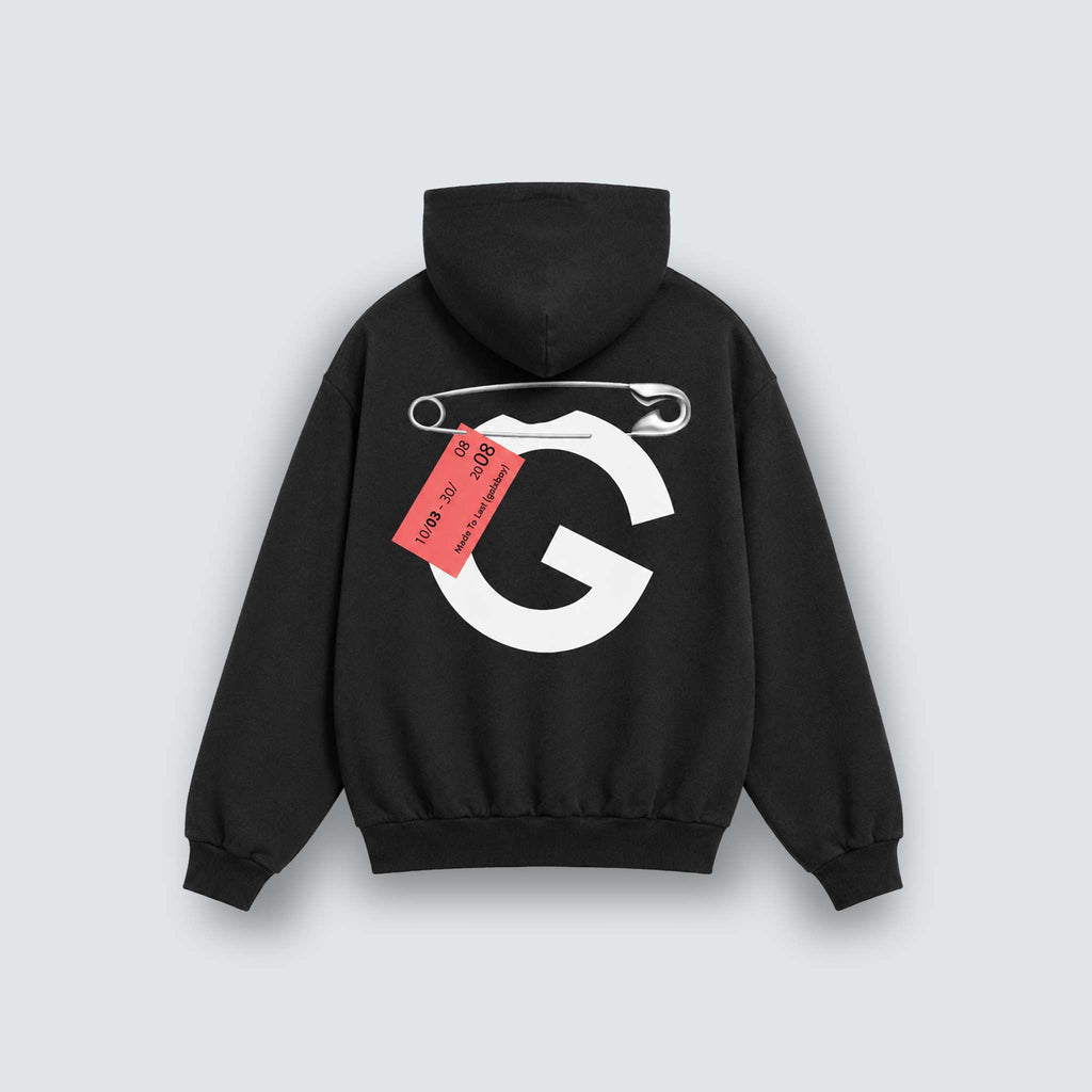 SAFETY PIN HOODIE