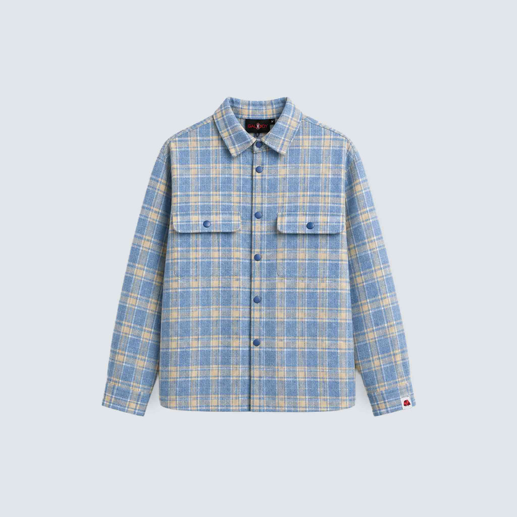 COASTAL BLUE FLANNEL SHIRT